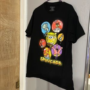 Nickelodeon SpongeBob SquarePants extra-large Black T-shirt